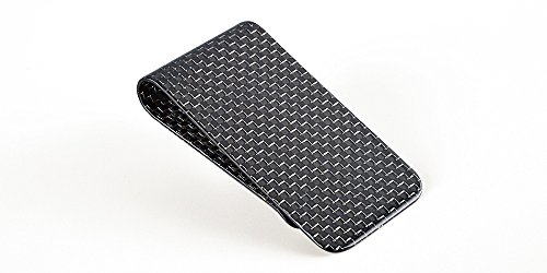 Pinza billetera, de Medifier, de fibra de carbono brillante Plateado plata large