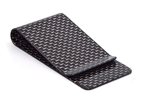 Pinza billetera, de Medifier, de fibra de carbono brillante Plateado plata large