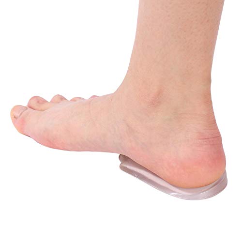 Plantillas Talón Gel - Inserciones de Calzado para la Fascitis Plantar, Dolor de Talón, Espolón óseo y Dolor de Aquiles - Soporte para Almohadilla y Amortiguador Corrección de Las Pi