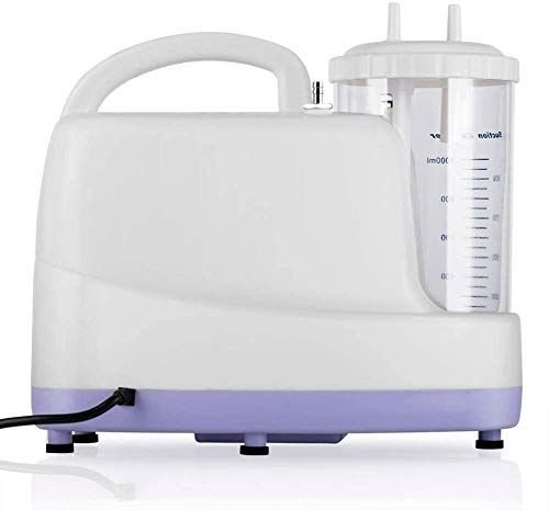 Portátil de la secreción de moco de la máquina, dispositivo eléctrico de esputo flema bomba de succión Unidad de medida y los esputos de sangre, adecuado para uso en quirófanos, salas de emergencia