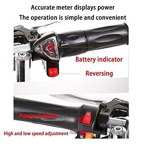 Power Plegable Wheelchair，Silla de Ruedas Minusvalidos Plegable Ligero Silla Ruedas Electrica Completamente Automatico Multifunción Mayor Andadores for Ancianos Portátil (Color : A)