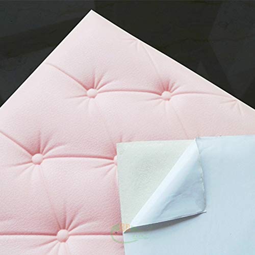 PowerBH Decoración del hogar Pegatinas de Pared Autoadhesivas Estéreo 3D Grueso Tatami Anti-colisión Estera de Pared DIY Decoración para el hogar Dormitorio de los niños Cojín