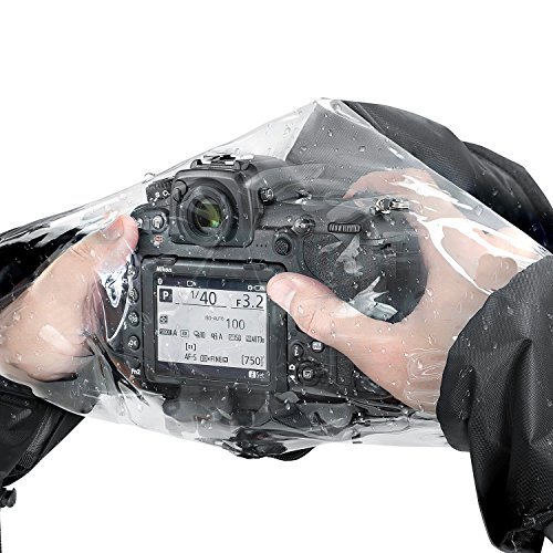 Protector Antilluvia para Cámaras - Meersee Cubierta de Lluvia Capa Protector para Cámaras DSLR