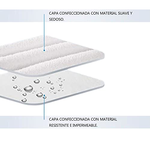 Protector colchon 90 x 190 cm. Incluye un Antifaz para Dormir de Regalo. Protector Cama Impermeable y Transpirable
