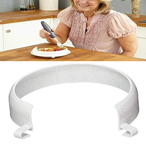 Protector de alimentos para pacientes con Parkinson, asistente de ayuda para comer alimentos con clip para prevención de derrames,ancianos, discapacitados y accidentes cerebrovasculares
