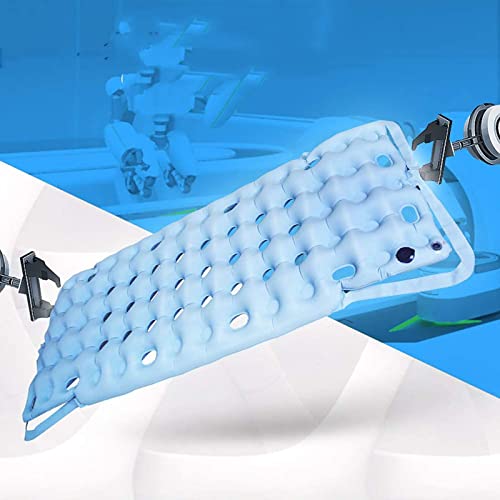PRWERIF Sobrecolchón antiescaras, Colchón Inflable de Baja pérdida de Aire para el Tratamiento de úlceras por presión y Alivio del Dolor, para Pacientes discapacitados (Color : Orange)