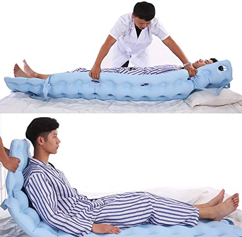 PRWERIF Sobrecolchón antiescaras, Colchón Inflable de Baja pérdida de Aire para el Tratamiento de úlceras por presión y Alivio del Dolor, para Pacientes discapacitados (Color : Orange)
