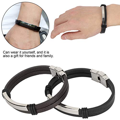 Pulsera De Acero Inoxidable De Poliuretano, Brazalete con Hebilla, Resistente Al Desgaste, Conveniente, Firme, Portátil para La Familia, Apoyabrazos Delantero, Amigos, Apoyacabezas Delantero