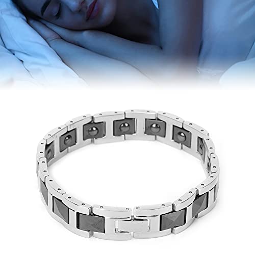Pulsera Magnética Para Aliviar El Dolor, Acero De Titanio Con Equipo De Magnetoterapia, Pulseras De Magnetoterapia, Pulsera De Acero Para Mujer, Ansiedad Para La Salud, Terapia Magnética Antiestrés, S