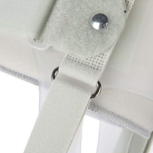 Qkiss Ortesis de pie Ajustable Corrector de Tobillo Férula Soporte Protección Corrección Férula(Right S)