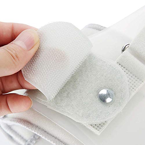 Qkiss Ortesis de pie Ajustable Corrector de Tobillo Férula Soporte Protección Corrección Férula(Right S)