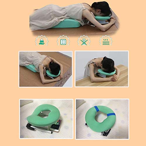 QMZDXH Almohada de Soporte para Cabeza/Hombro, Almohada Boca Abajo para Pacientes con Desprendimiento de Retina Durante la Recuperación Altura Ajustable