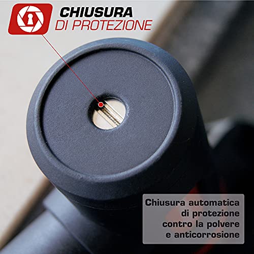 Radikal Rkx170 Cadena Antirrobo Moto Scooter Bici de Acero Reforzado de 8mm 170 cm