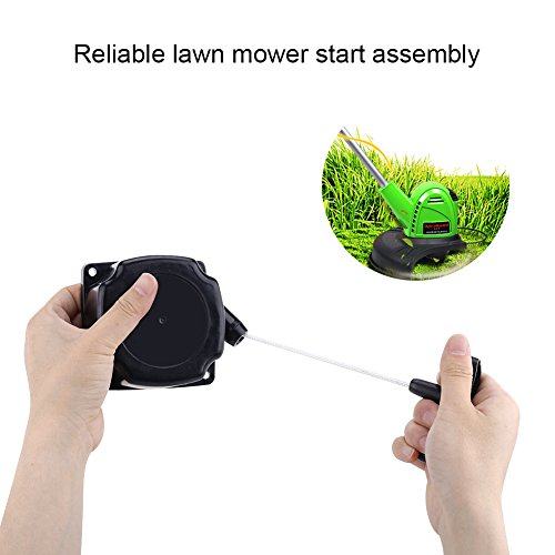 Raguso 1 Juego de ensamblaje de Arranque de Law Mover Arrancador de Retroceso de plástico Ensamble de Arranque fácil para 520 430 Desbrozadora Cortadora de césped Scooter
