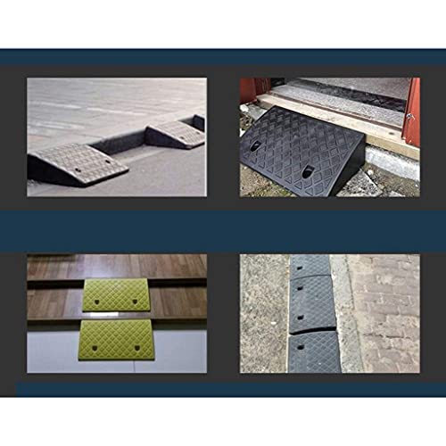 Rampas de goma para muelle, negro, resistente al desgaste, cuesta arriba, almohadilla triangular, entrada del banco del hotel, rampas de seguridad, rampas para sillas de ruedas para discapacitados (ta