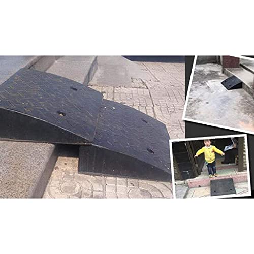 Rampas de goma para muelle, negro, resistente al desgaste, cuesta arriba, almohadilla triangular, entrada del banco del hotel, rampas de seguridad, rampas para sillas de ruedas para discapacitados (ta