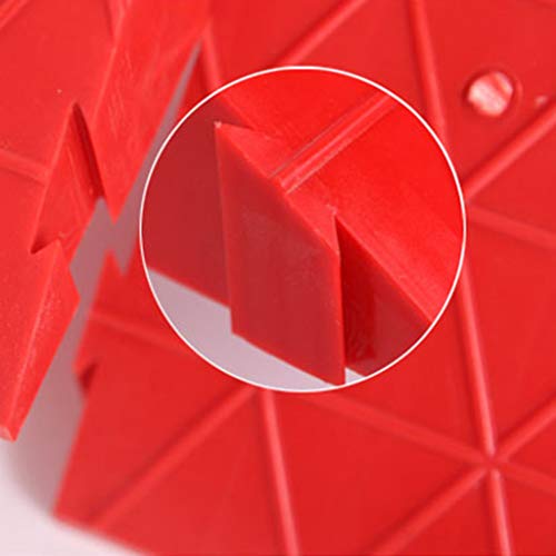 Rampas de Plástico para Bordillos de 16 Cm de Altura - Juego de Rampas de Umbral de Plástico de Alta Resistencia de 1 a 6 Piezas Ligeras para Entrada, Acera, Automóvil, Scooter, Bicicleta, Motocicle