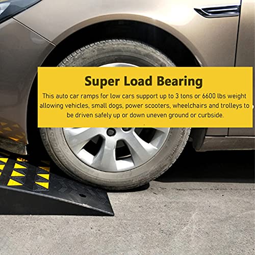 Rampas Rampa Entrada Rampas para vehículos para Curbside,Tarea pesada Puerta Eléctrico Silla de ruedas Rampas por Silla para discapacitados Caminantes Carro Carros,1 paquete (Size : 8cm rise)