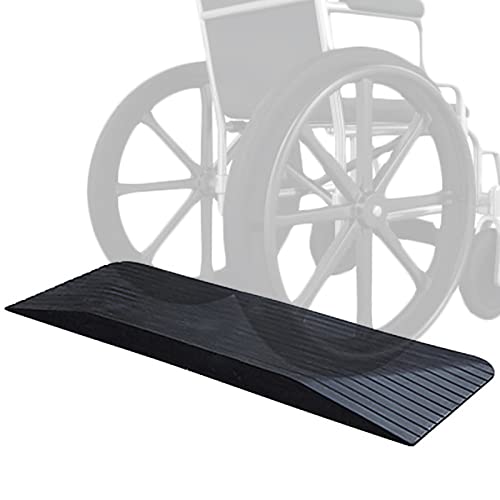 Rampas Rampa Rampas de umbral para sillas de ruedas para portales, Antideslizante Paso Rampa de acera para escaleras Cortacésped Robot barredora Scooters 43, 5 pulgadas Amplio
