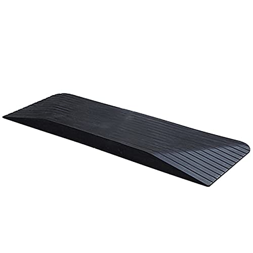 Rampas Rampa Tarea pesada Caucho Rampa por Puerta del patio Entrada Elevación de 1/2/ 3 de pulgada Rampas de umbral por Sillas de ruedas Cortacésped Robot barredora (Size : 2.5 cm/1 in Rise)