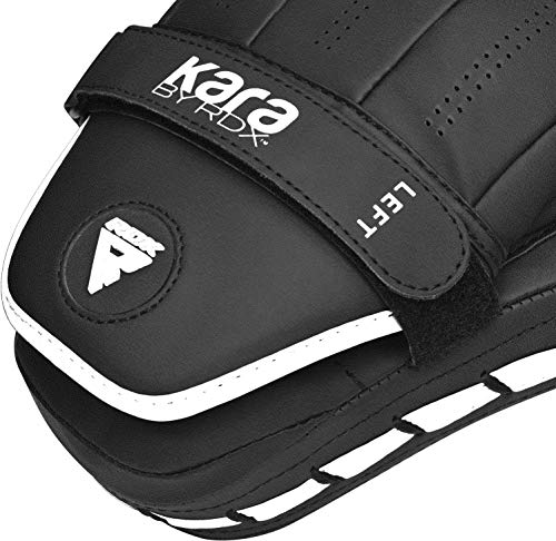 RDX Manoplas de Boxeo Muay Thai MMA Entrenamiento Paos, Maya Hide Cuero Curvadas Boxing Pads, Kara Gancho Y Jab Patada Almohadilla para Kick Boxing Sparring Artes Marciales Taekwondo Karate Training