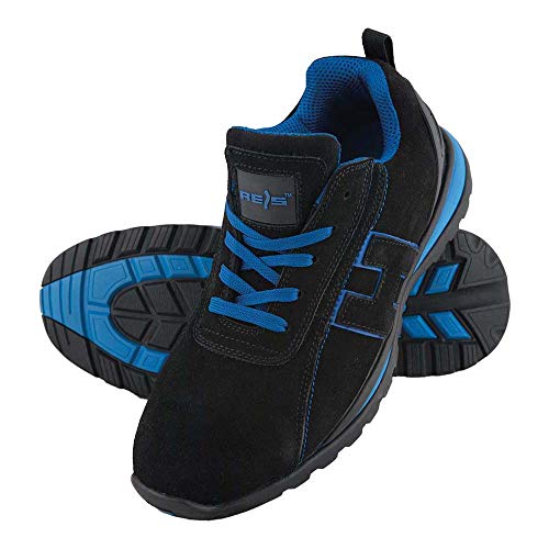 Reis BRCHILE41 - Calzado de Seguridad (Talla 41), Color Negro y Azul