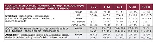 Relaxsan Essential+ 922 (Negro, S) Medias Médicas K2 con Compresión Graduada 23-32 mmHg Algodón Cachemira y Plata