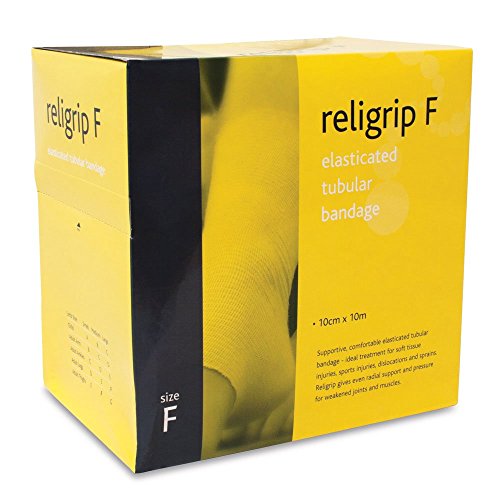 Reliance Medical Religrip Vendaje tubular, elástico, tamaño F, 10 m