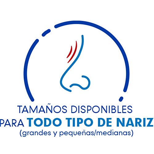 Rhinomer by Breathe Right - Tiras nasales clásicas para la congestión nasal, tamaño grande - 30 unidades, Tono Claro