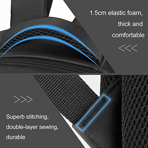 Richolyn Bolsa De Transporte para Ps5 Bolsa Duradera para Playstation 5 con Correa De Hombro Ajustable Bolsa De Consola A Prueba De Golpes para Playstation Adecuado para PS5