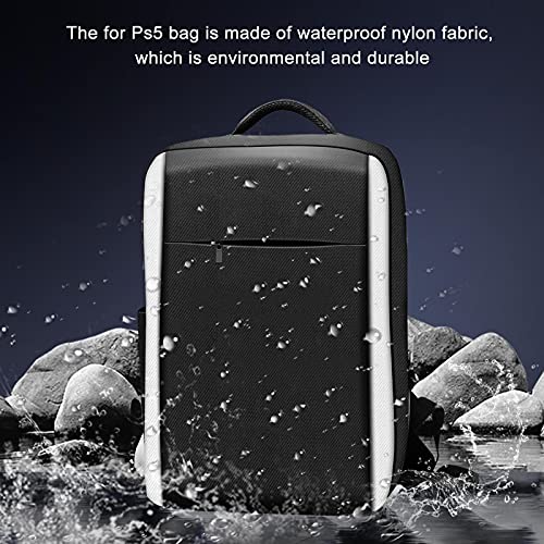 Richolyn Bolsa De Transporte para Ps5 Bolsa Duradera para Playstation 5 con Correa De Hombro Ajustable Bolsa De Consola A Prueba De Golpes para Playstation Adecuado para PS5