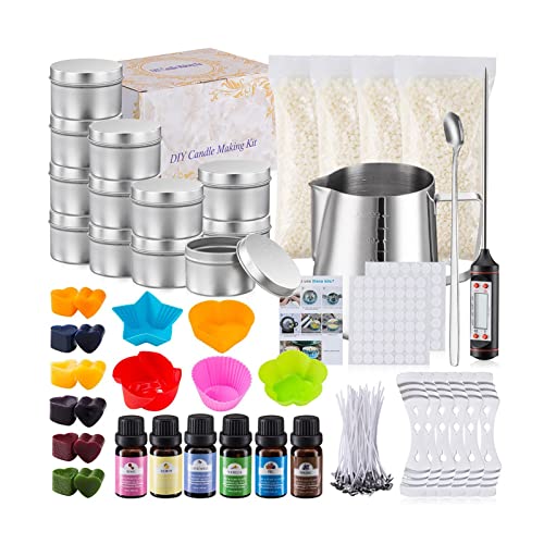 RKRCXH Kits de fabricación de Velas 94 Piezas Herramientas de fabricación de Velas caseras Aromaterapia Suministros para artilugios de Bricolaje