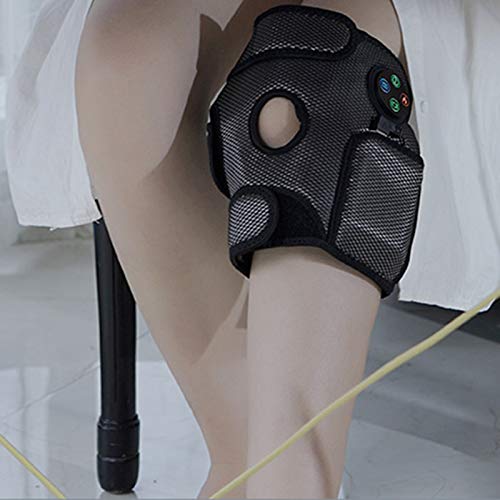 Rodilla Calefactada Rodillera De Calefacción Eléctrica,Rodillera Eléctrica Calor Hombres Mujeres Termoterapia Almohadilla Térmica Alivio Dolor para Artritis Músculos Alivio Dolor Lesiones