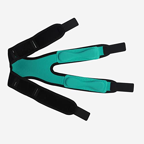 Rodillera ajustable para hombres y mujeres para la rodilla, menisco, alivio del dolor y estabilizador de rótula, recuperación de lesiones, 1 par (negro)