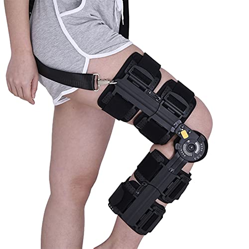 Rodillera Ajustable ROM, Ortesis de Rodilla postoperatoria para estabilización de recuperación, Lesiones de LCA, MCL y PCL, Ortesis de inmovilizador de Rodilla Compresión de Rodilla postoperatoria