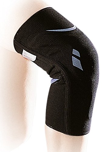 Rodillera Silistab Genu Negra T/2 34-36 cm - Refuerza la Articulación