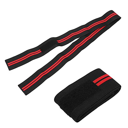 Rodilleras Deportivas, Sujetadores De Gancho Y Bucle De Unión Suave Que Mantienen El Calor Corporal Para Calentar Las Articulaciones De La Rodilla Rodilleras Para El Hogar Para Viajes Al(Rojo negro)
