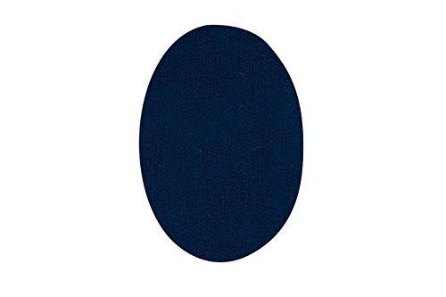 Rodilleras para chándal | Parches termoadhesivos para reparar ropa deportiva. 6 Coderas o rodilleras de 13,9 x 9,3 cms. Color: Azul marino