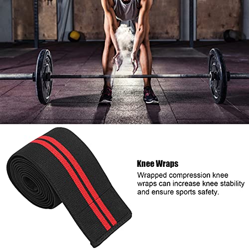 Rodilleras, Ropa Antiadherente Y Manos Que No Lastiman Las Rodilleras Deportivas Mantienen El Calor Corporal Para Calentar La Articulación De La Rodilla Para Viajar En Casa De Por Vida(Rojo negro)