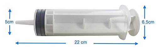 Romed 3-teilige Heridas Jeringuilla para Lavado Vesical con Luer-Ansatz 200 ML, 1 Pieza