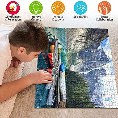 Rompecabezas clásico para niños, rompecabezas de papel de 1000 piezas, rompecabezas de la Segunda Guerra Mundial, rompecabezas imposible, juego de rompecabezas 70x50cm-militar