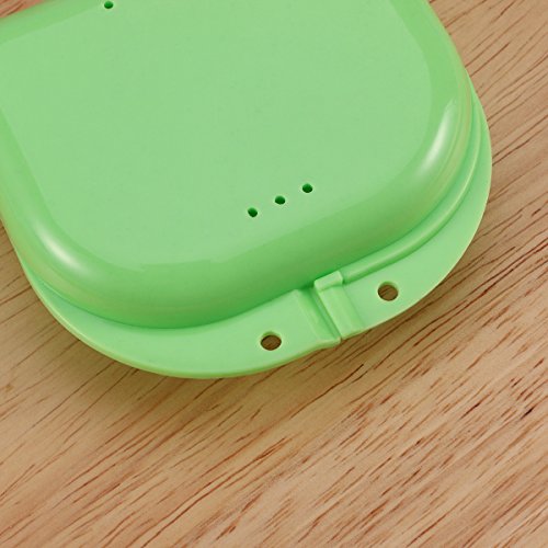 ROSENICE Caja de Baños para Dentadura 5PCS - Cajas para Retenedores para Ortodoncia Dental Protesis Dentadura Postiza Estuche para Retenedores Dentales