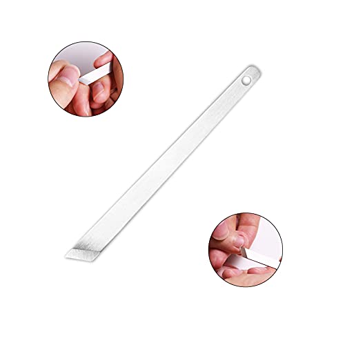 Rpanle Alicates Cortaúñas Profesional 3 en 1,Juego de pedicuras Kit para Uñas Gruesas y Duras Paroniquia Onicomicosis Hongos en Las Uñas Herramientas de Manicura (Plata)