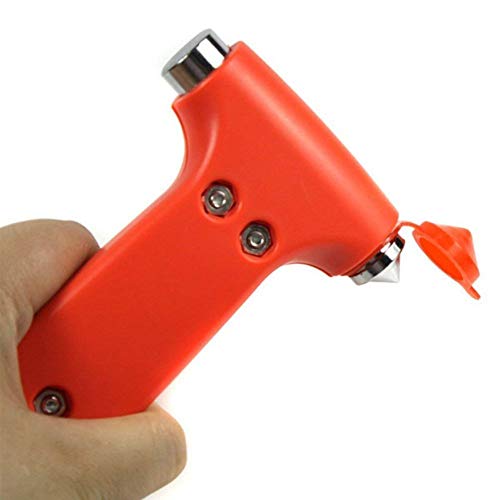 Ruiting 2pcs práctico Martillo de la Seguridad Sólido Ventana de Coche del cinturón de Seguridad del disyuntor Herramientas de Corte de Escape de Emergencia Duradero
