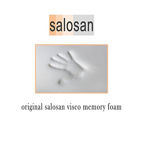 Salosan - Cojín de Asiento, viscoelástico, para aliviar la tensión al Nivel de lumbares, coxis y Discos intervertebrales