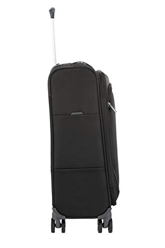 Samsonite Popsoda - Spinner L - Maleta expandible, 78 cm, 105/112.5 L, Negro (Black)