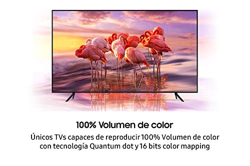 Samsung QLED 4K 2020 50Q64T - Smart TV de 50" con Resolución 4K UHD, con Alexa Integrada, Inteligencia Artificial 4K Wide Viewing Angle, Sonido Inteligente, Premium One Remote