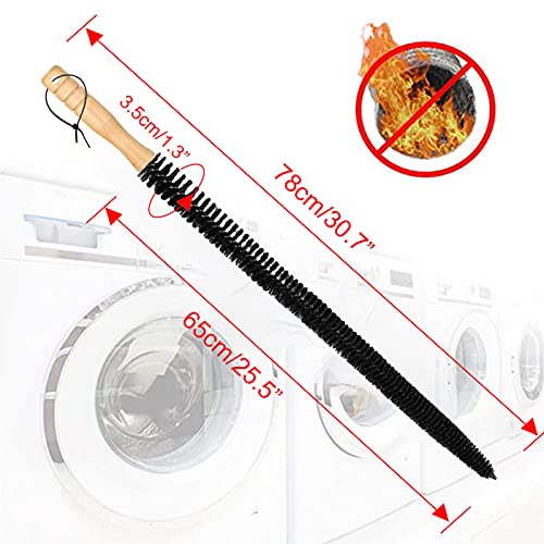 Sanggi Cepillo de radiador, mango largo y cepillo flexible del radiador, utilizado para limpiar el radiador radiador largo suave cepillo limpiador mango de madera