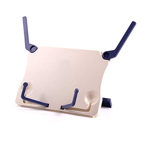 Schneespitze Soporte de Musica Plegable,Sujetalibros Atril de Pie Bookholder Soporte para música,Soporte Plegable para libros Marco Portable Plegable Libro de Cocina Lectura Soporte