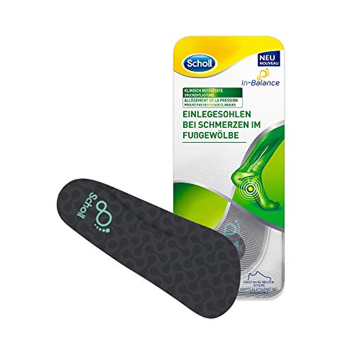 Scholl Scholl In-Balance - Plantillas para aliviar el dolor del arco del pie, 63 g